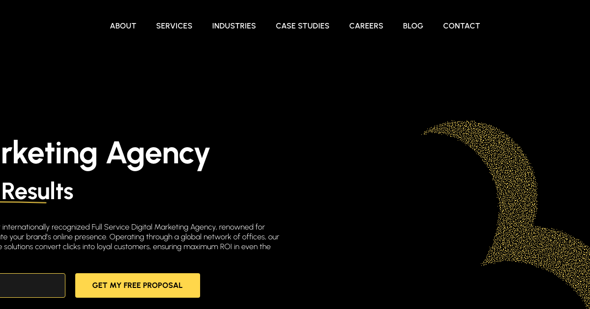 Homepage of Bird Marketing, a UK design-led agency with a GEO offering